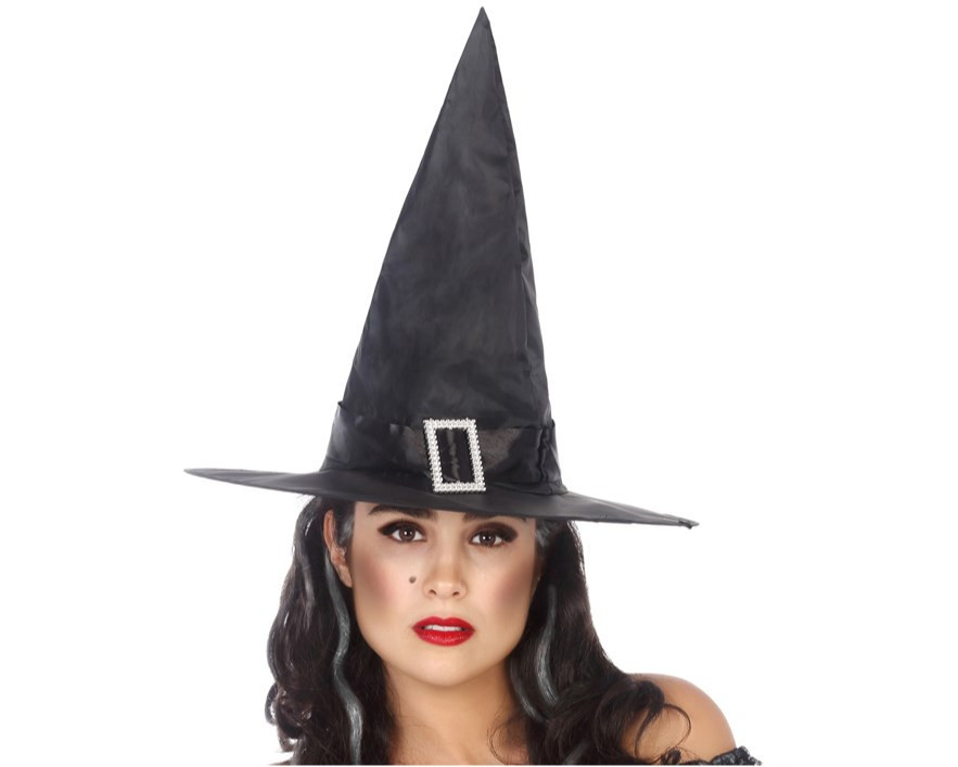 2 Decorações chapéus de bruxa Halloween: Decoração / Animação