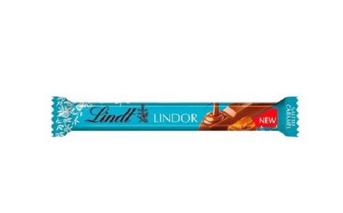 Chocolate Lindt Lindor Chocolate de Leite com Caramelo Salgado 38g |  FestasParty