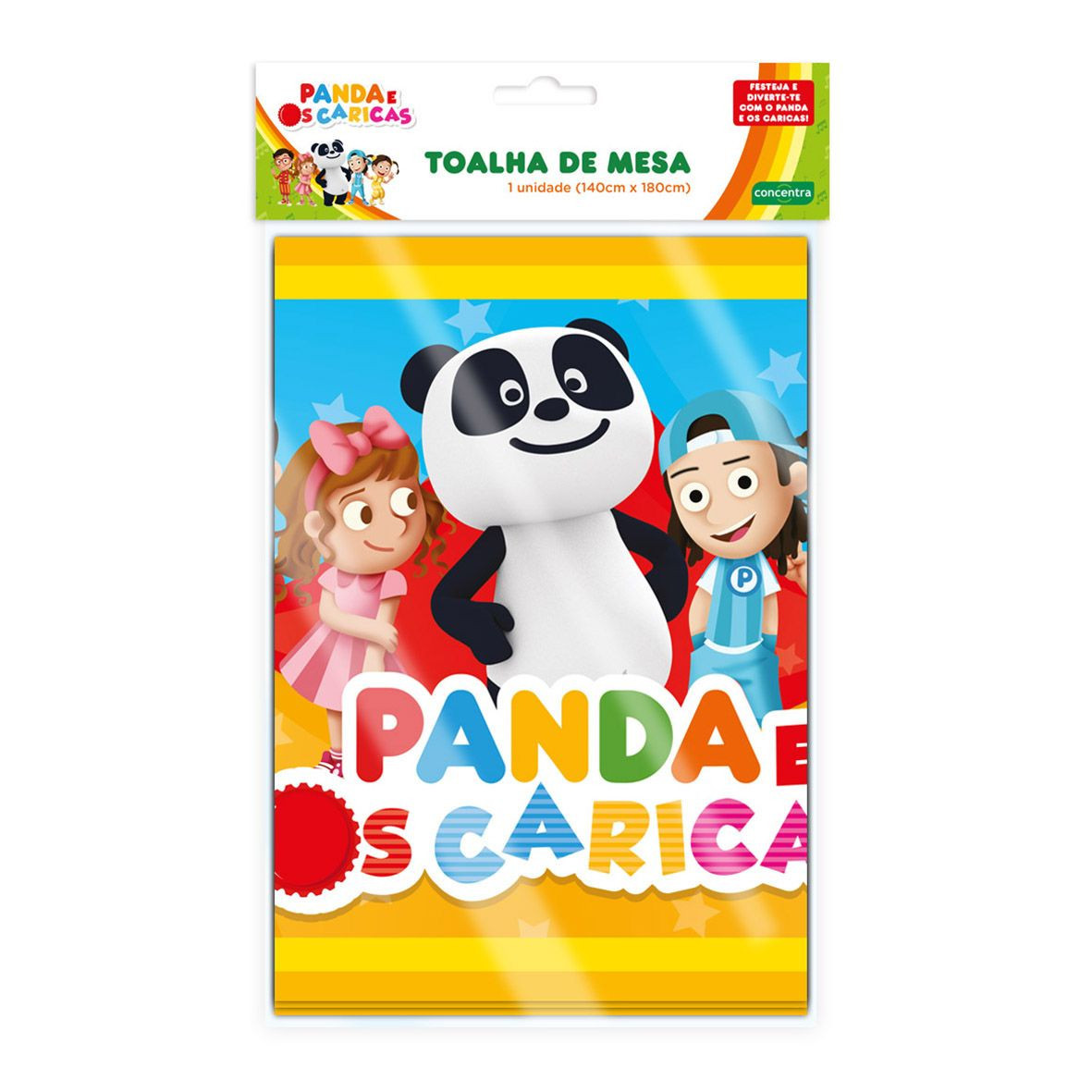 Bandeirolas Panda e os Caricas - MASCARILHA