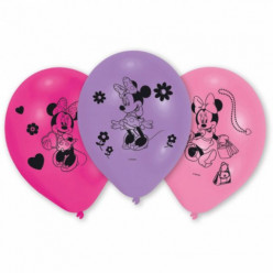 10 Balões Latex Minnie Bow-tique