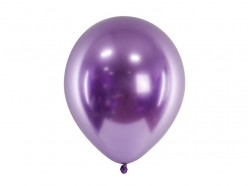 10 Balões Latex Violeta Glossy