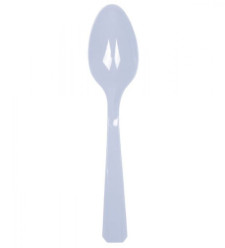 10 Colheres Plástico Azul Bebé