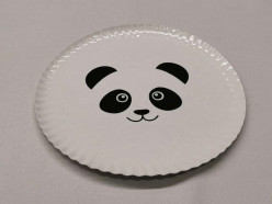 10 Pratos Económicos Panda 24cm
