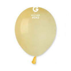 100 Balões Amarelo Mostarda 5 (13cm)