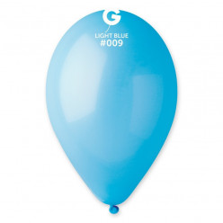 100 Balões Azul Céu 10" (26cm)