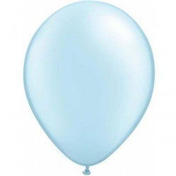 100 Balões Azul Pérola Qualatex 5 (13cm)