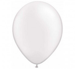 100 Balões Branco Pérola Qualatex 5" (13cm)