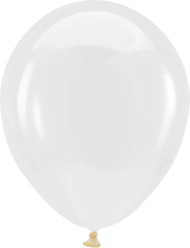 100 Balões Latex Crystal Clearz™ Clear 5&quot; (12cm)