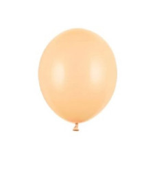 100 Balões Pêssego Pastel 5" (12cm)