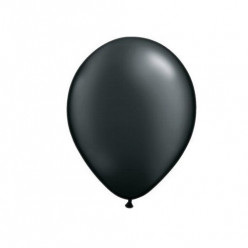 100 Balões Preto Pérola Qualatex 5 (13cm)