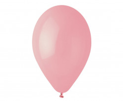 100 Balões Rosa Bebé 12 (30cm)