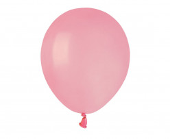 100 Balões Rosa Bebé 5" (13cm)