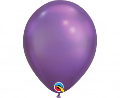 100 Balões Roxo Chrome 7''