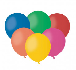 100 Balões Sortidos 5" (13cm)