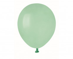 100 Balões Verde Água 5" (13cm)
