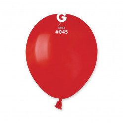 100 Balões Vermelhos 5" (13cm)