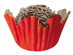 100 Cápsulas Brigadeiro Vermelhas