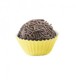 100 Mini Cápsulas Brigadeiro Amarelas
