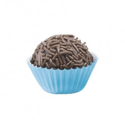 100 Mini Cápsulas Brigadeiro Azul Bebé