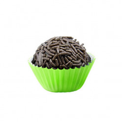 100 Mini Cápsulas Brigadeiro Verde Lima