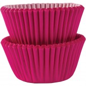 100 Mini Forminhas Rosa Cupcake 30mm
