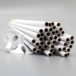 100 Varetas Balões Ecológicas Brancas