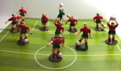 11 Jogadores Vermelhos Decoração Bolos