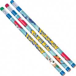 12 Lápis Carvão Pokemon