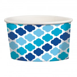 12 Taças de papel 251ml – Azul