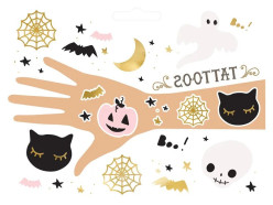 12 Tatuagens Temporárias Halloween