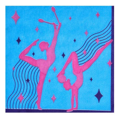 16 Guardanapos Ginástica Rítmica