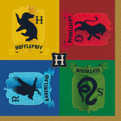 16 Guardanapos Harry Potter Houses