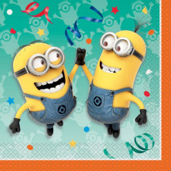 16 Guardanapos Minions Party