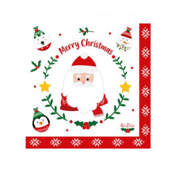 16 Guardanapos Natal Christmas Friends