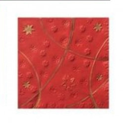 16 Guardanapos Vermelhos Natal