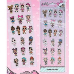 20 Autocolantes 3D LOL Surprise