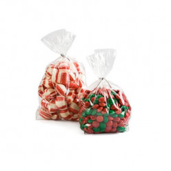 20 Bolsas Transparentes 12x25cm