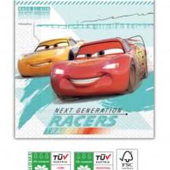 20 Guardanapos Cars High Speed