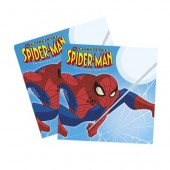 20 Guardanapos Festa Espectacular Spiderman