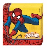 20 Guardanapos Festa Spiderman Thwip