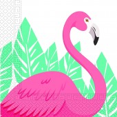 20 Guardanapos Flamingo 33x33cm