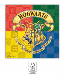20 Guardanapos Harry Potter Hogwarts