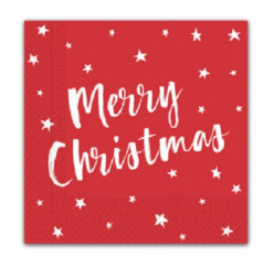 20 Guardanapos Merry Christmas Natal