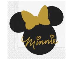 20 Guardanapos Minnie Gold