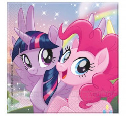 20 Guardanapos My Little Pony 33x33cm
