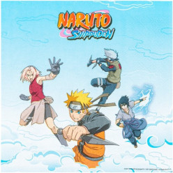 20 Guardanapos Naruto Shippuden