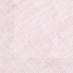 20 Guardanapos Rosa Têxtil