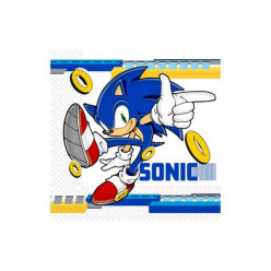 20 Guardanapos Sonic The Hedgehog