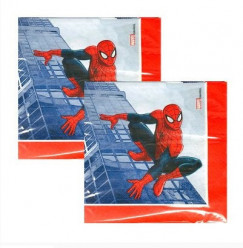 20 Guardanapos Spiderman Marvel