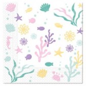 20 Guardanapos Under The Sea 33x33cm